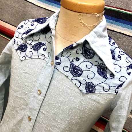 70’s Wrangler Lady’s ウエスタンシャツ
