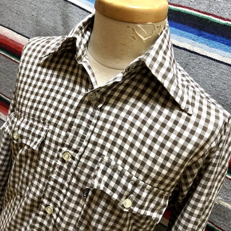70’s Levi’s ギンガムチェック シャツ