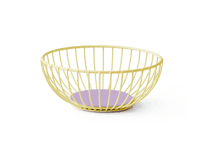 Iris Wire Basket Yellow-Purple/ Sサイズ