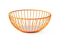 Iris Wire Basket Orange-pink/ Lサイズ