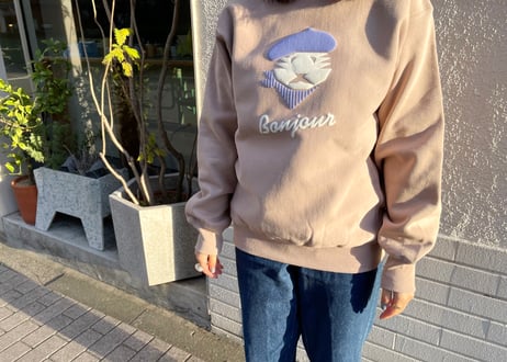 FRENCH TIGRE PULL OVER  / SMOKY PINK