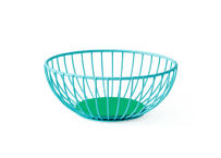 Iris Wire Basket Mint Green-Green/ Sサイズ