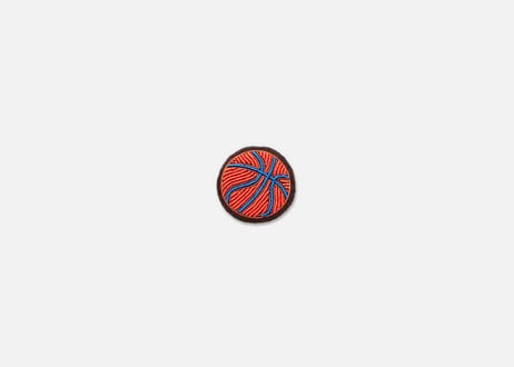 M&L 刺繍ブローチ  Basket Ball