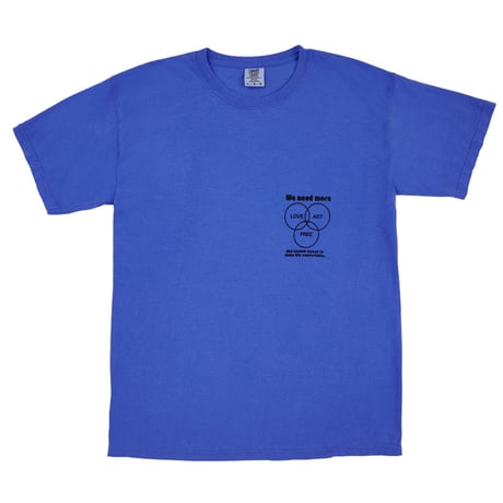 LOVE ART FREE TEE (BLUE)