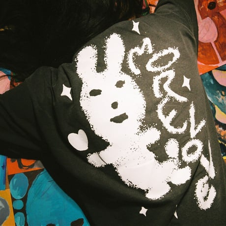 RABBIT TEE BLACK