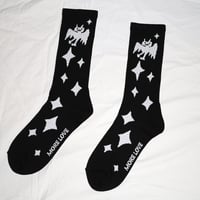 Bat Socks Black