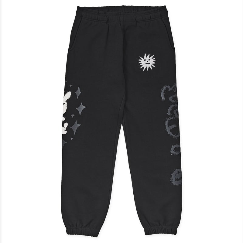 即完売 SUNSEA PERALTA SWEAT PANTS 明るかっ 黒 サンシー 
