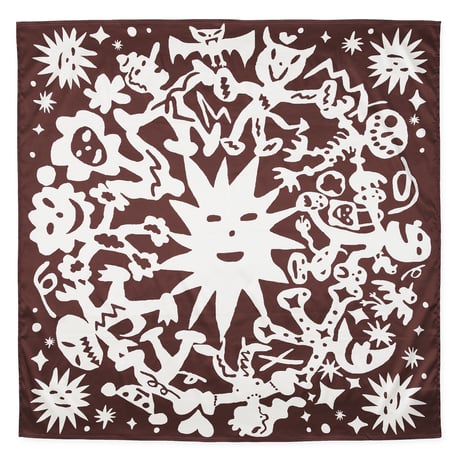 SCARF BROWN