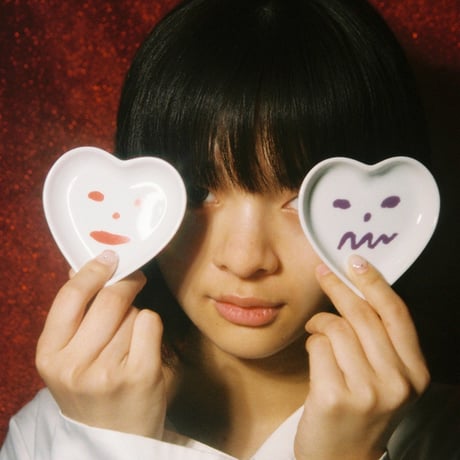 CEARAMIC HEART PLATE SET