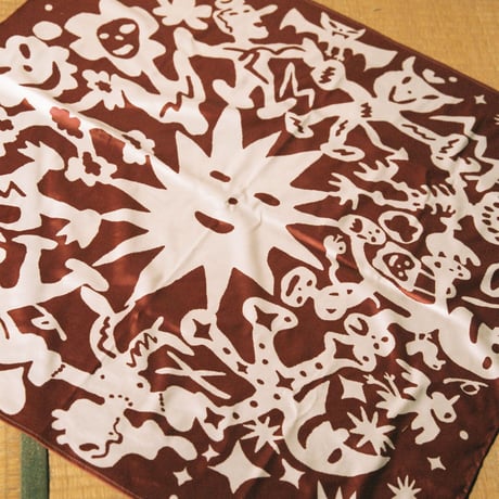 SCARF BROWN