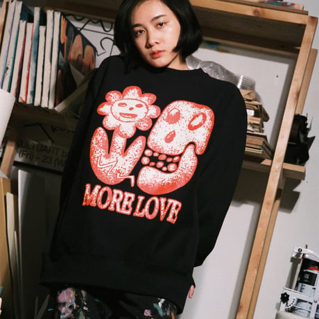 FLOWER & SKULL SWEAT SHIRT