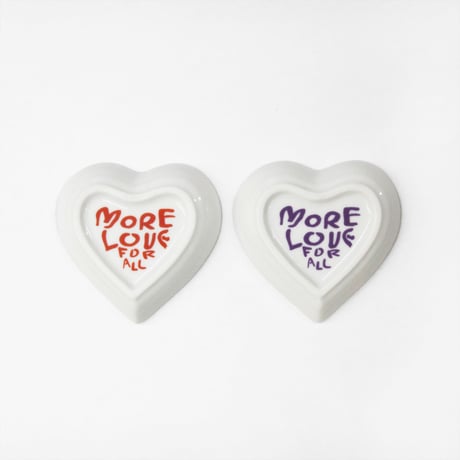CEARAMIC HEART PLATE SET