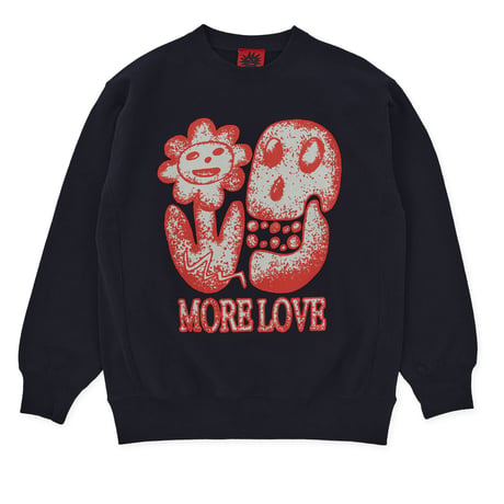 FLOWER & SKULL SWEAT SHIRT