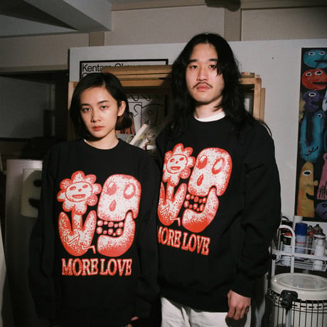 FLOWER & SKULL SWEAT SHIRT