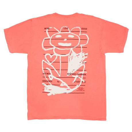 LOVE ART FREE TEE (ORANGE)