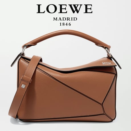 ∞∞ LOEWE ∞∞ Puzzle small leather shoulder バッグ☆Tan