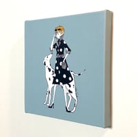 プリントキャンバス　“spotted”