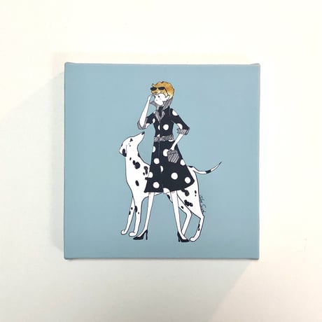 プリントキャンバス　“spotted”