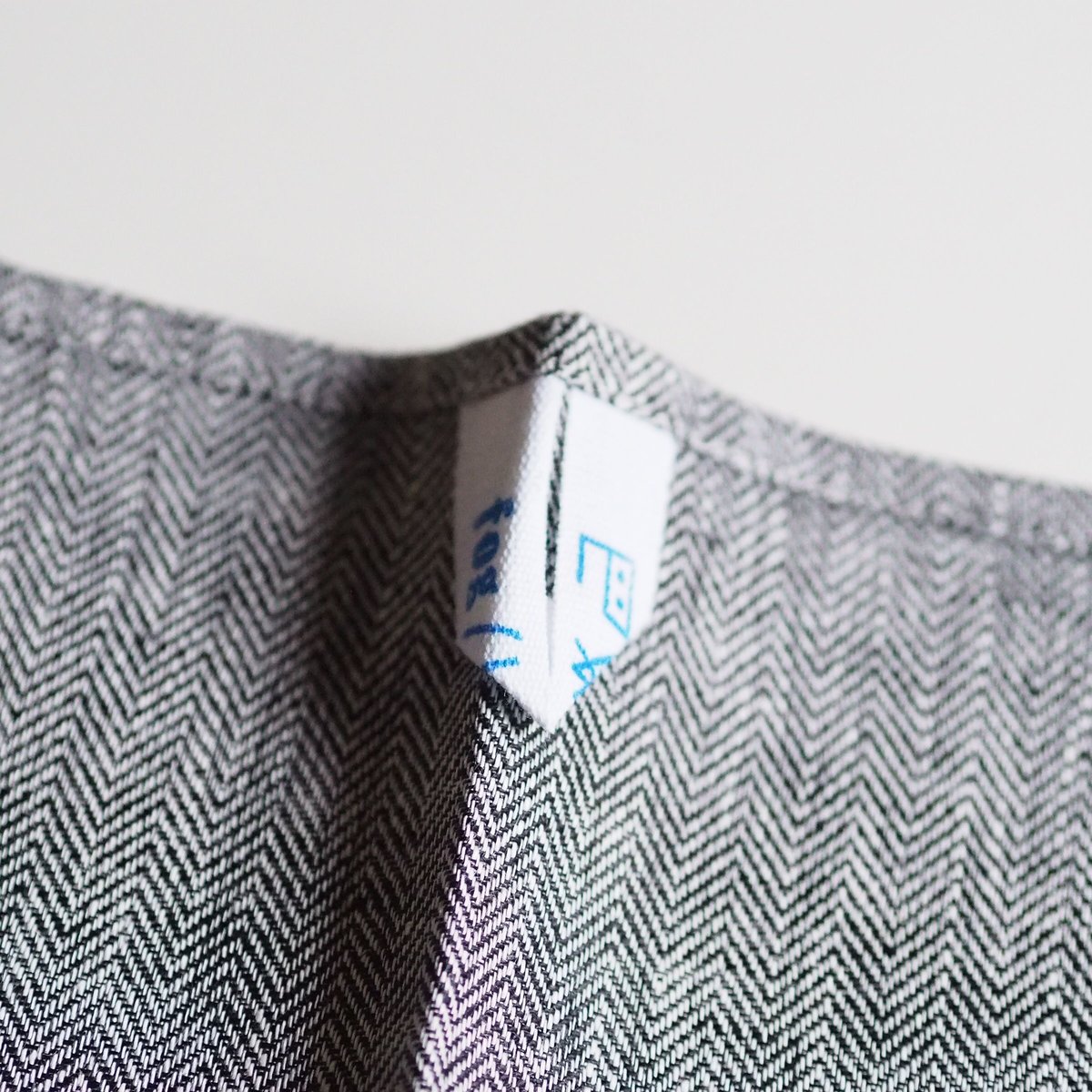 fog linen work キッチンクロス(ヘリンボーンブラック) | socket