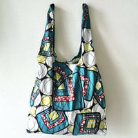 アフリカンプリントショッピングバッグ・3