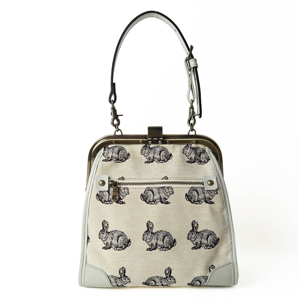 4月中旬発送分】【先割】【強撥水加工】がまぐちショルダーバッグ  