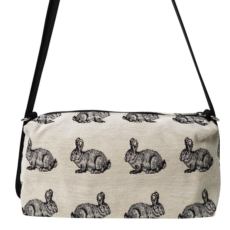 アクリルテープポシェット スペイン ゴブラン生地 うさぎ柄 | バッグ