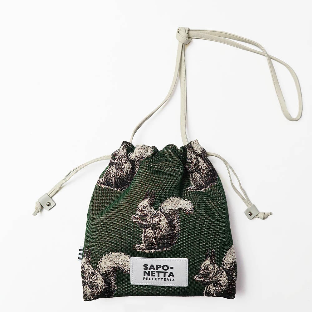 【専用】ディアスキン巾着ポシェット【吾郎作】 野村訓市 ディアスキン 鹿皮 コンチョ巾着ポーチ