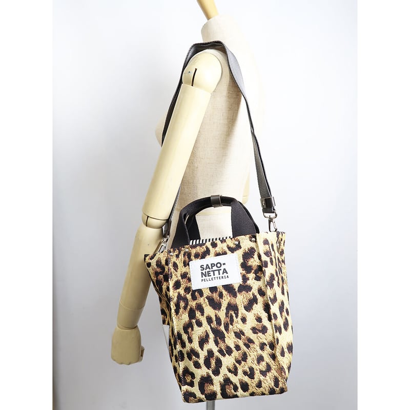 サポネッタ　新品未使用品　2wayヒョウ柄ばっく fit=scale-down,w=1200