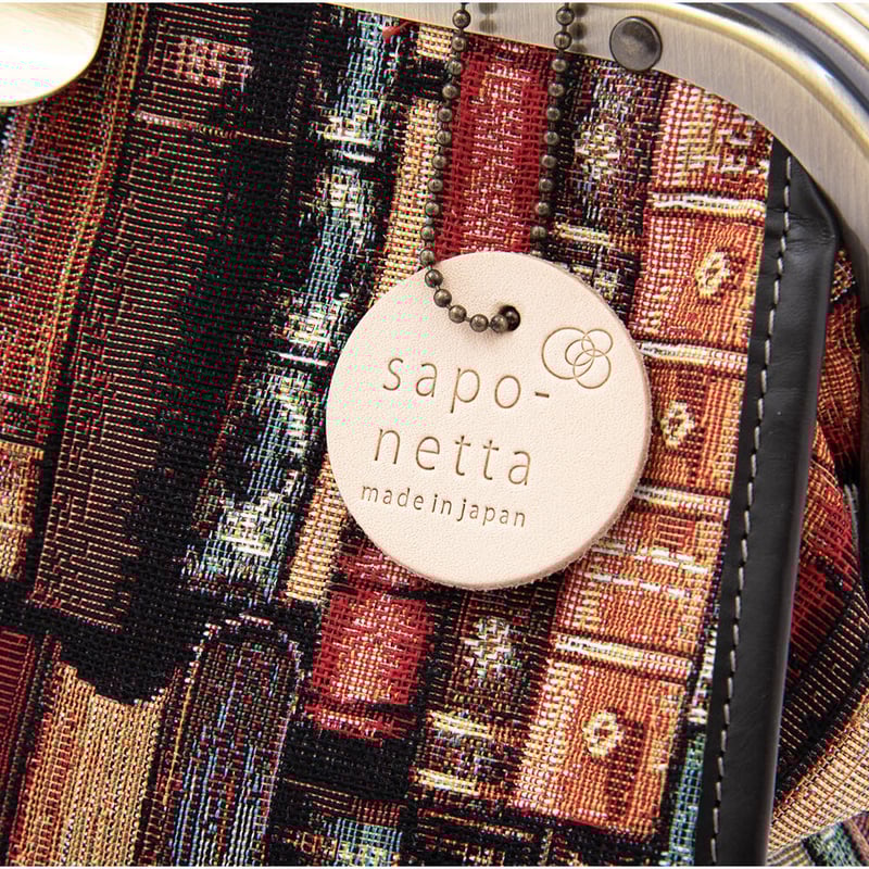 リュックでもハンドでも！がま口ミニリュック スペインゴブラン生地