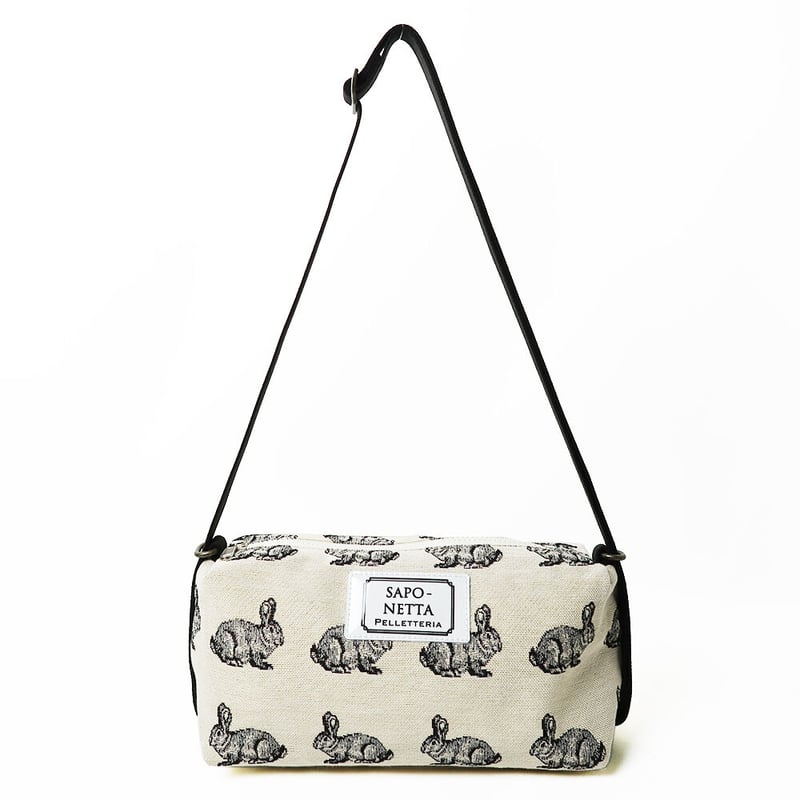 アクリルテープポシェット スペイン ゴブラン生地 うさぎ柄 | バッグ