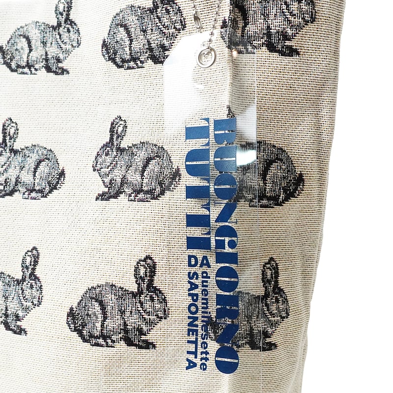 サブでもメインでも！きちんと感のあるA4トートバッグ ウサギ柄