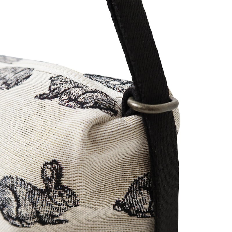 アクリルテープポシェット スペイン ゴブラン生地 うさぎ柄 | バッグ