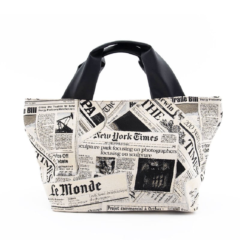 A4対応】【強撥水加工】ハンドルがポイントファスナー開閉のトート