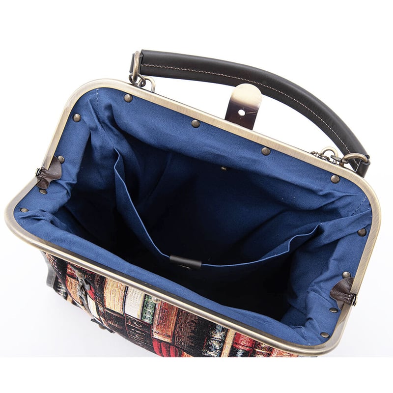 強撥水加工】リュックでもハンドでも！がま口ミニリュック スペイン