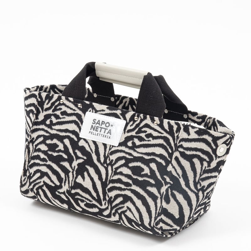 リングポーチアンドトートバッグ　ゼブラ柄 ゼブラ柄 トートニットバッグ | Northmall（ノースモール