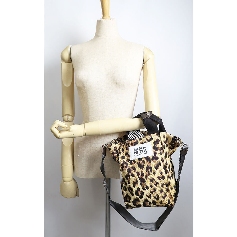 Roen ロエン ドクロトートバック豹柄