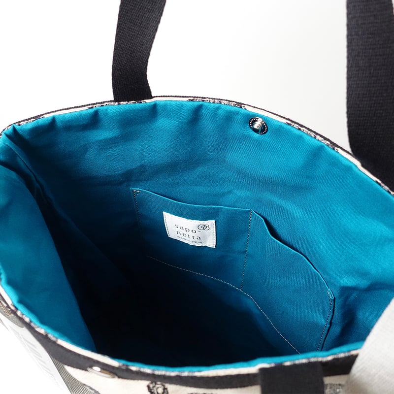 マチなしで軽い！2WAYトートバッグ ウサギ柄 | バッグ工房 サポネッタ