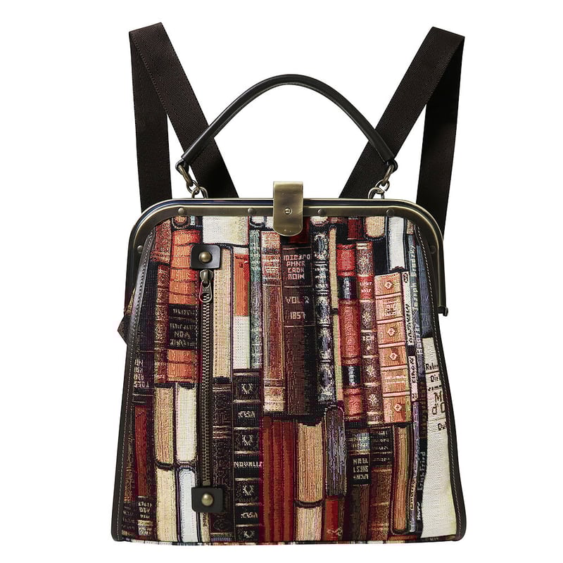 強撥水加工】リュックでもハンドでも！がま口ミニリュック スペイン