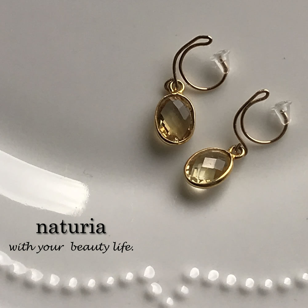 No.136 ハンドメイドピアス イヤリング ノンホールピアス - ピアス