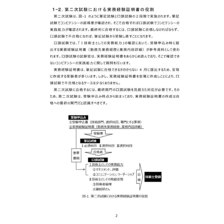 技術士にふさわしい実務経験証明書の書き方