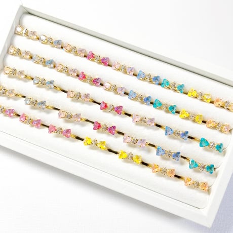 Ribbon cuff/イヤーカフ(✣ゴールドカラー金具)
