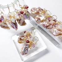Baroque Pearl×Gemstone /ピアス イヤリング