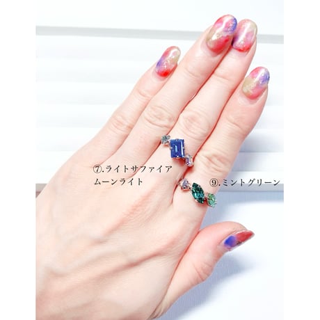 coffret/シングルリング11号〜 12号(✣シルバーカラー金具)