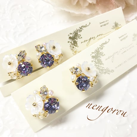 cerisier Bijoux/ピアス イヤリング(✣プロヴァンスラベンダー)