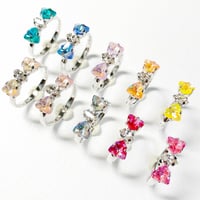 Ribbon Ring/シングルリング 11号〜13号 (✣シルバーカラー金具)
