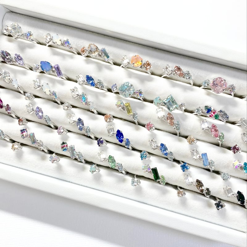 スターサファイア フォークリング シルバー 12号 kitohi スター