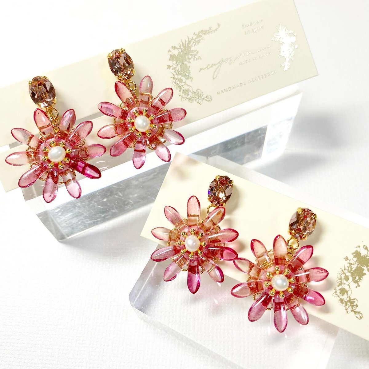 Daisy bijou/ピアス イヤリング (✣ゴールドカラー金具