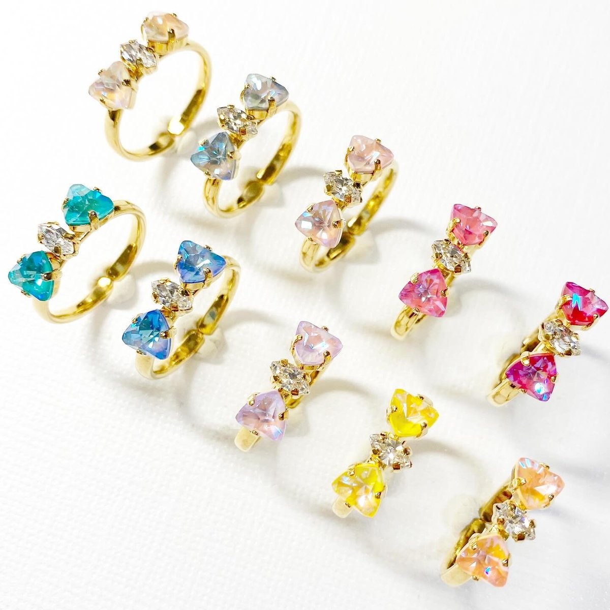 [VVV] 韓国☆Princess Ribbon Pearl リング les bon bon｜pearl ring パール リング 10金 - H.O.V(フォブ