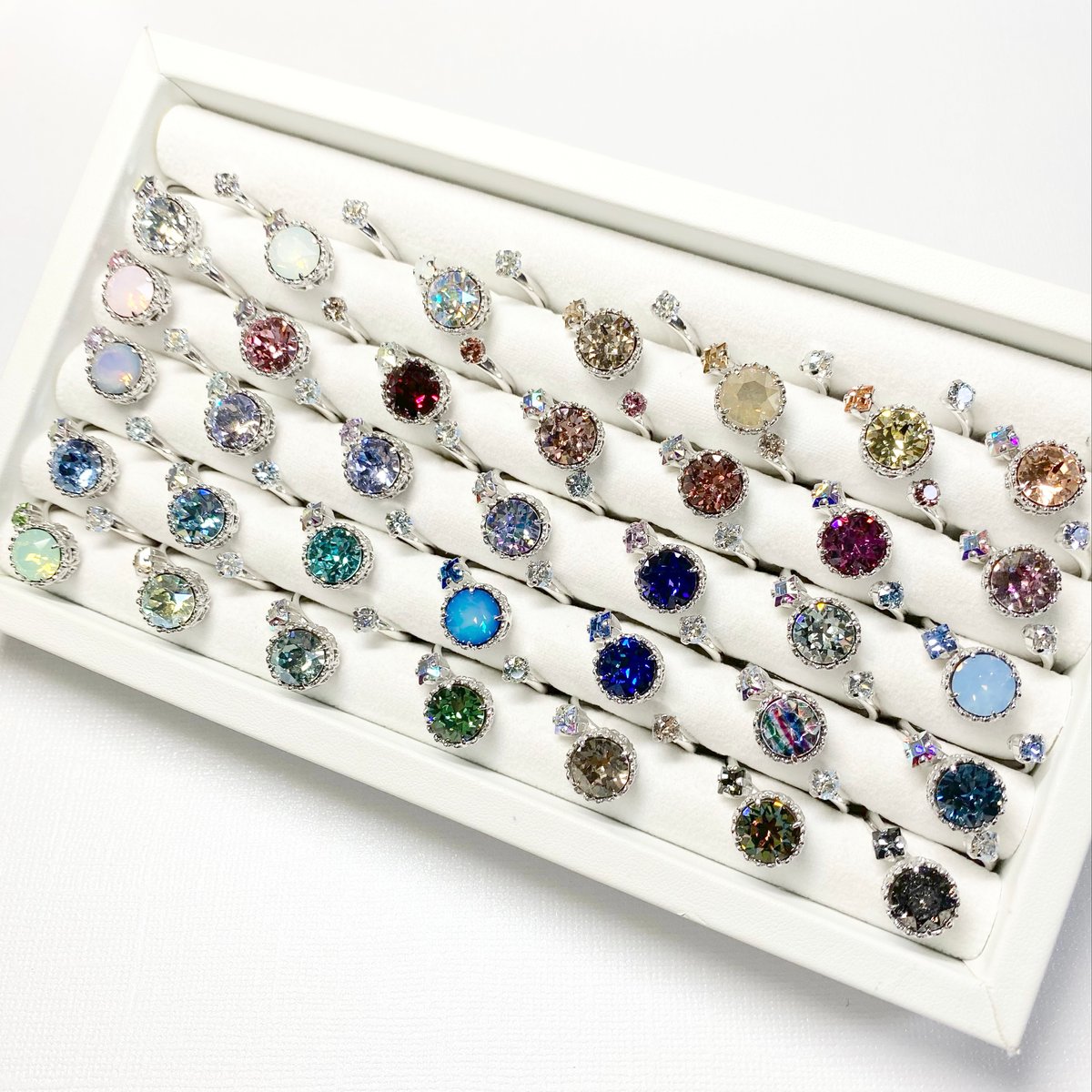 Candy/フォークリング 11号〜12号(✣シルバーカラー金具