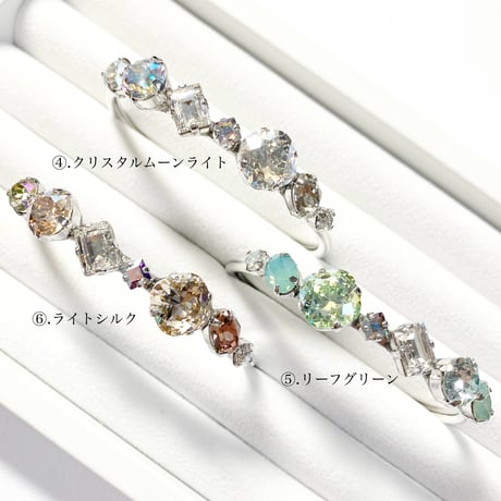 coffret/バングル(✣シルバーカラー金具 約14cm)